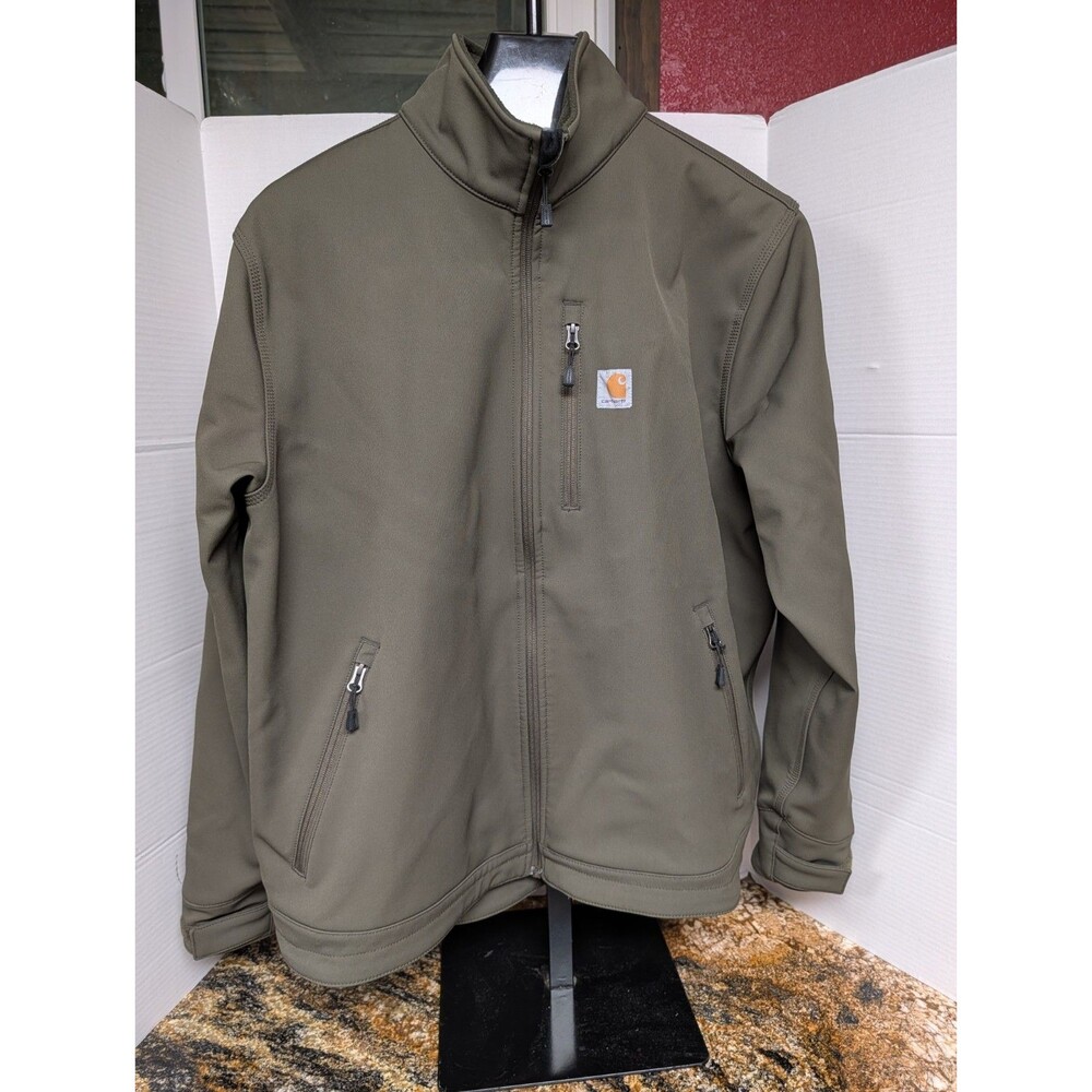 Carhartt Rain Defender Relaxed Fit Heavyweight Softshell Jacket Green Men's XL